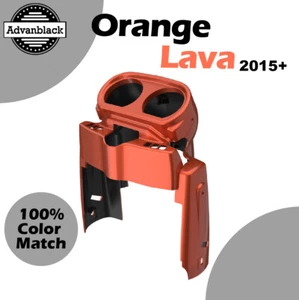 Fits Harley Road Glide 2015up FLTRX ORANGE LAVA Gauge Cluster Cover Advanblack - Picture 1 of 11