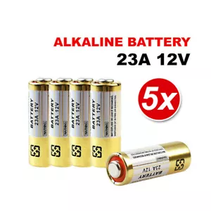 5x 23A 21/23 A23 23A 23GA 12V Alkaline Battery for Garage Car Remote Alarm - Picture 1 of 4