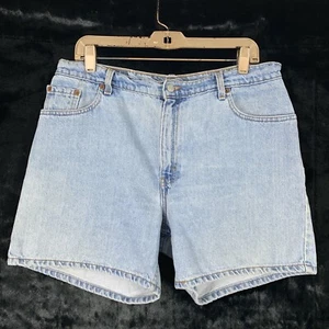Pantalones Cortos de Jean Vintage Levis Talla 14 Tiro Medio Alto Denim Lavado Ligero FUNCIONA PEQUEÑO - Imagen 1 de 7