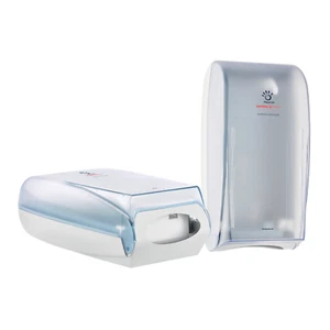 Serviettenspender, Spender für V-Falz Servietten, weiß, antibakteriell - Bild 1 von 1