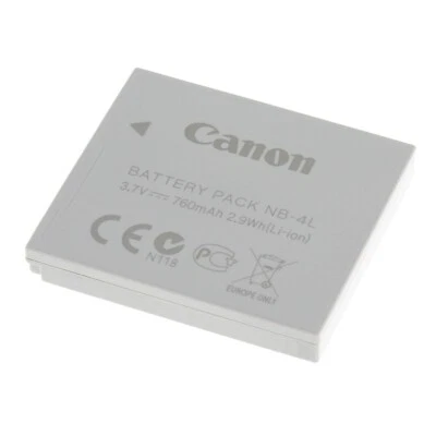 Canon NB-4L Originalakku für IXUS 220, 230, 255, 110, 120, 130, 80 – Neu, unbenu - Bild 1 von 4