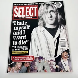 Select Magazine June 1994 - Kurt Cobain Cover - Nirvana Bjork Erasure - Picture 1 of 2