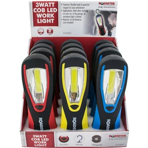 3W LED HANGING INSPECTION WORK LIGHT TORCH AA BATTERIES 220 LUMENS IMPACT RESIST - Picture 1 of 4