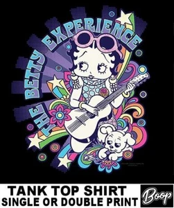 Betty Boop Experience Psychedelic Girl Power Pudgy Cartoon Character Tank Top - Picture 1 of 12