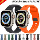 Strap Silicone 44/41/45/49mm Band 49mm For Apple Watch Band Ultra 8 7 SE 6 5