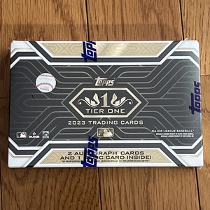 2023 Topps Tier One Baseball Hobby Box Factory , 2 AUTOS