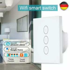 Smart Vorhang Schalter WIFI Wandschalter Wlan Touch Alexa Rolloschalter APP DHL - Bild 1 von 12