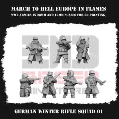3D BREED 15mm German Winter Troops "Pick Your Own" 45 Figuren Pack