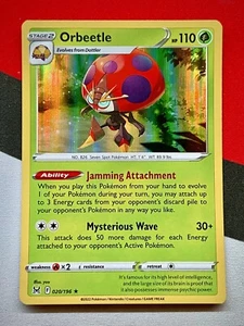 Orbeetle Holo Rare 020/196 Lost Origin Pokémon PACK FRESH - Picture 1 of 2
