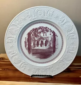 WEDGWOOD-AMHERST COLLEGE PLATE-WALKER HALL-MULBERRY 10-5/8” Nice! - Picture 1 of 8
