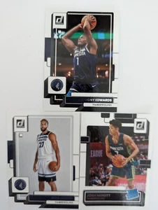 Minnesota Timberwolves lot - Edwards Gobert Minott RC 2022-2023 Panini Donruss - Picture 1 of 1
