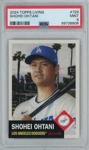 SHOHEI OHTANI (PSA 9) 2024 Topps Living MLB Card #729 - Picture 1 of 2