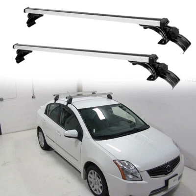 Portaequipajes portaequipajes de aluminio 48" para Nissan Sentra 1982-2022 Foto 1 de 4