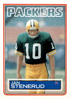 1983 Topps - #85 Jan Stenerud Packers - Image 1 of 2