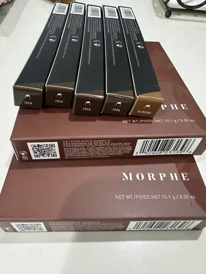 Morphe 9R Bronze Metal Artistry Palette Eyeshadow (2) and 5 definer brow pencils - Image 1 of 3