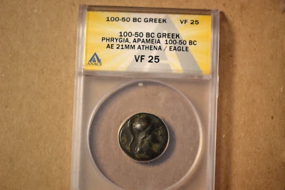 Ancient Greece- PHRYGIA. Apameia. 100-50 BC. AE 21MM. ANACS VF-25 - Image 1 of 4