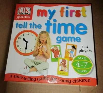 DK Games My First Tell The Time Game A Time Telling For Young Children New - Image 1 of 3