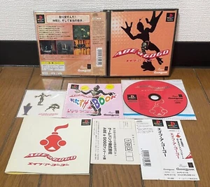 PS1 PLAYSTATION * ABE a GOGO * Japan SPINE REG STICKER Go Go - Bild 1 von 1