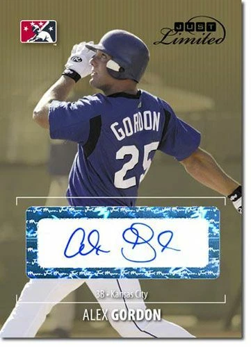 2006 ALEX GORDON Autograph Rookie GOLD Auto RC #/50 - Image 1 of 1