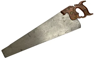 Antique Henry Disston & Sons No. 12 Handsaw NOS (c. 1917, 9 PPI, 26") Never Used - Picture 1 of 21