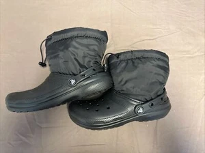 Crocs Classic Lined NEO PUFF Unisex Größe Damen 8 Herren 6 Stiefeletten schwarz - Bild 1 von 5