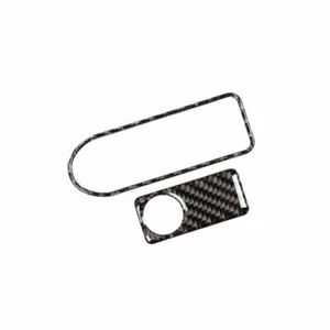 For Benz C-Class 2015-21 Real Carbon Fiber Co-Pilot Storage Box Handle Bowl Trim - Picture 1 of 8