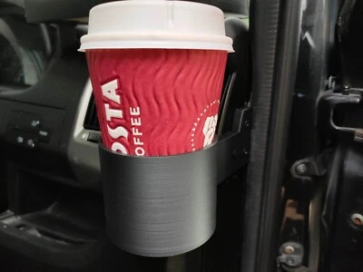 Portavasos para furgonetas Vauxhall Vivaro montado en panel lateral Foto 1 de 4