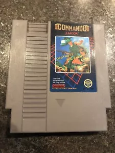 KOMMANDO SPIEL ORIGINAL Nintendo System CLASSIC 1985 NES HQ - Bild 1 von 1