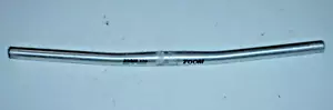 Zoom 170 Vintage MTB Flat Bar Handlebar 25.4/22.2mm 56cm Silver Hybrid Ships USA - Picture 1 of 6