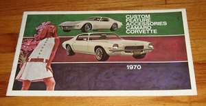 Original 1970 Chevrolet Camaro & Corvette Custom Feature Accessories Brochure - Picture 1 of 2