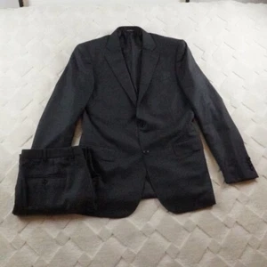 Ermenegildo Zegna Single Breasted Wool Suit Mens 40R Wool Pants 34x31 Formal - Picture 1 of 18