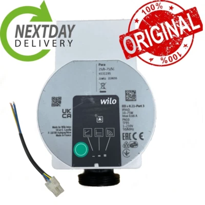 Wilo 1½" A Rated 8 Meter Central Heating Pump 130mm height For IPX4D 10-75W - Image 1 of 4