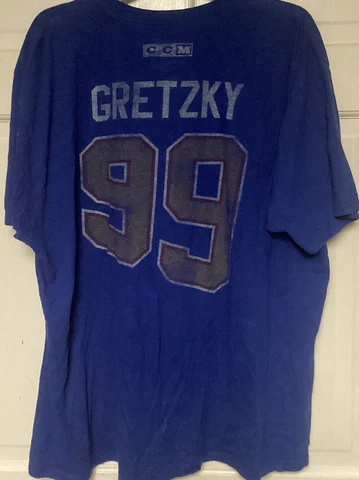 adidas NHL St. Louis Blues Wayne Gretzky #99 T-shirt, Men 2XL, CCM Cover