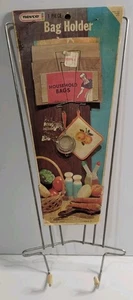 Vintage 1967 Nevco Edelstahl Küchentaschenhalter - Bild 1 von 5
