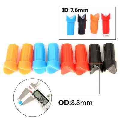 Carbon Arrow With Moon Tail For Shooting 4.2/6.2/7.6mm Arrow Shaft Straight Plug - Image 1 of 4