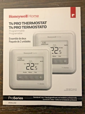 Brand New  2 Pack One Honeywell Home T4 Pro Thermostat RTH4110U - Image 1 of 4