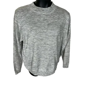 Suéter Alfred Dunner Gris Brillante Manga Larga Cuello Alto Para Mujer Talla 2X - Imagen 1 de 5