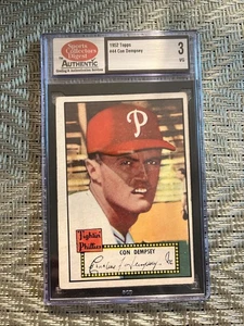 Topps #44 1952 Con Dempsey SCD 3 en muy buena condición - Imagen 1 de 2