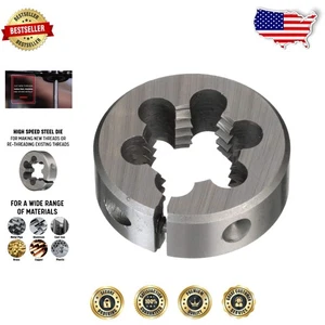 Troquel de rosca ajustable 1-1/2"-10 en acero de alta velocidad - Ideal para profesionales - Imagen 1 de 11