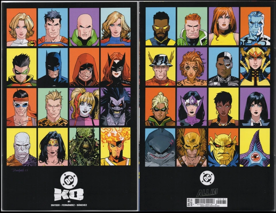 DC K.O. #1 Dan Mora Bracket Wraparound Cardstock Variant Cover (DC Comics December 2025)