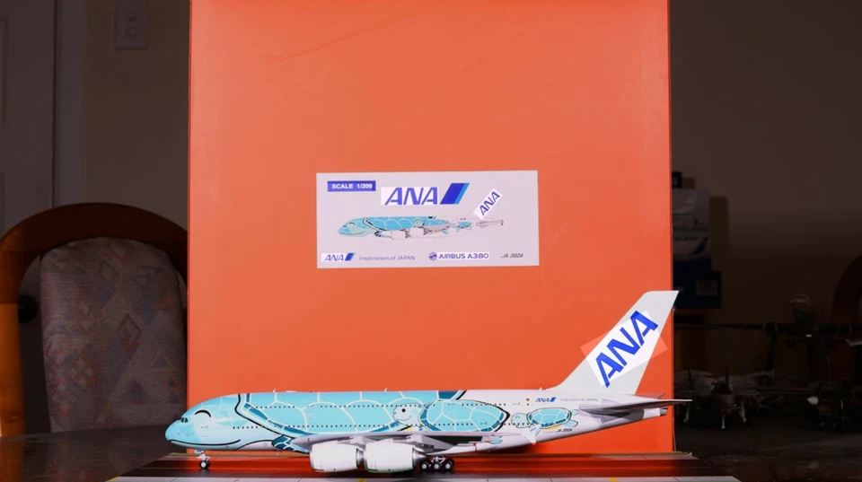 JC Wings 1:200 Airbus A380-800 Kai ANA Green Turtle JA382A EW2388006 Foto 1 de 1