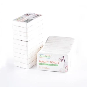 Aimisin Compressed Towels Disposable Soft Durable Towels 100% Cotton for Home... - Picture 1 of 9