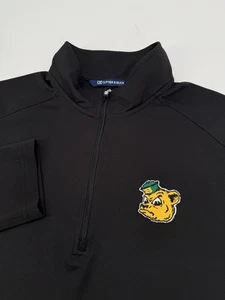 Pullover Baylor Bears Cutter & Buck para hombre 1/4 cremallera logotipo retro talla pequeña - Imagen 1 de 7