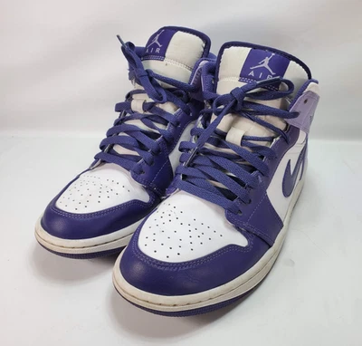 Nike Air Jordan 1 Mid Sky J Purple Men Sz 8 Basketball Sneakers DQ8426-515 - Image 1 of 4
