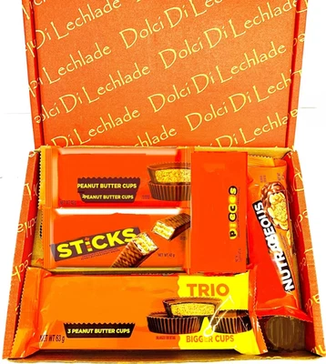 American Chocolate Gift Box | Peanut Butter Set by Dolci Di Lechlade | Pieces  - Image 1 of 3
