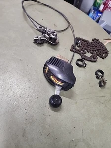 1979 SCHWINN STINGRAY HURRICANE 5 SPEED SHIFTER ASSEMBLY + DERAILER CHAIN L$$k - Picture 1 of 24