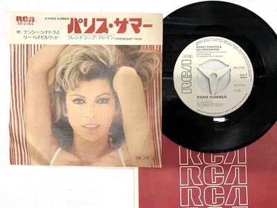 WHITE LABEL PROMO NANCY SINATRA PARIS SUMMER 45RPM 1972 RCA SS-2163 VINYL EX - Image 1 of 2