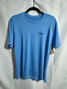 NUEVA Camisa Eddie Bauer Para Hombres Talla M Camisa Gráfica Manga Corta Azul Cuello Redondo - Imagen 1 de 4