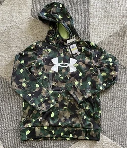 Under Armour Boys Youth Medium Camo Pattern Hoodie NWT - Picture 1 of 4