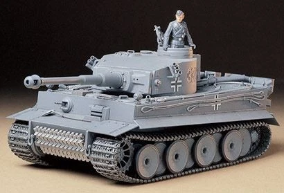Tamiya - 1/35 Ger. Kit modelo tanque de plástico de producción temprana Tiger I Foto 1 de 1